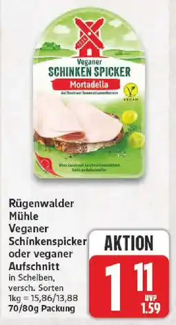 NP Discount Rügenwalder Mühle Veganer Schinkenspicker Angebot