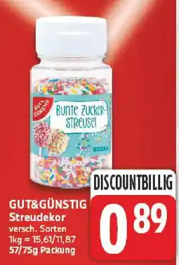 NP Discount Bunte Zucker-Streusel Angebot