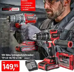Bauhaus 18V Akku-Schlagbohrschrauber 'TP-CD 18/70 Li-i BL' Angebot