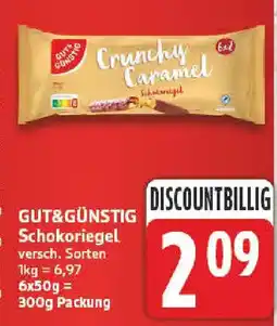 NP Discount GUT&GÜNSTIG Schokoriegel Angebot