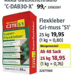Bauhaus Flexkleber Gri-muss 'S1' Angebot