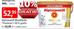 Bauhaus Alpinaweiß Wandfarbe 'Premium' Angebot