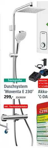 Bauhaus hansgrohe Duschsystem 'Moventa E 230' Angebot