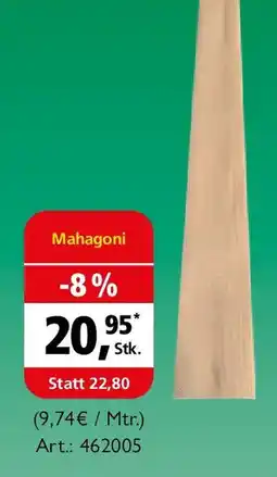 Holz Possling Furnierblatt - Mahagoni Angebot