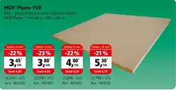 Holz Possling MDF-Platte V20 Angebot