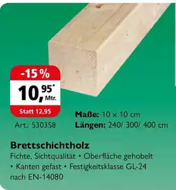 Holz Possling Brettschichtholz Angebot