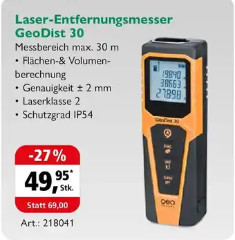 Laser-Entfernungsmesser GeoDist 30