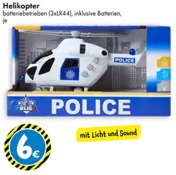TEDi Helikopter POLICE Angebot