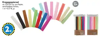 TEDi Krepppapierset Angebot