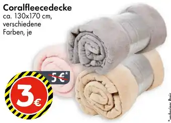 TEDi Coralfleecedecke Angebot