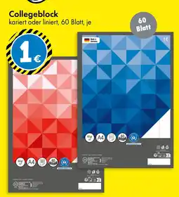 TEDi Collegeblock Angebot