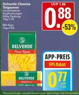 WEZ Delverde Classica Teigwaren Angebot