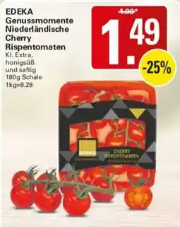 WEZ EDEKA Genussmomente Cherry Rispentomaten Angebot