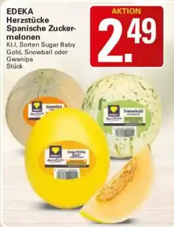 WEZ EDEKA Herzstücke Spanische Zucker-melonen Angebot