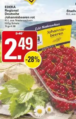 WEZ EDEKA Regional Deutsche Johannisbeeren rot Angebot