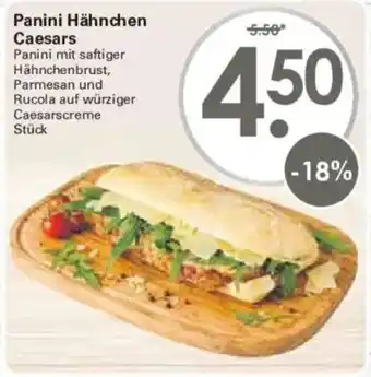 Panini Hähnchen Caesars