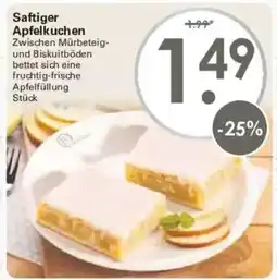 WEZ Saftiger Apfelkuchen Angebot