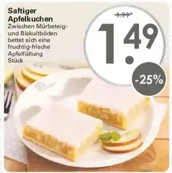 Saftiger Apfelkuchen