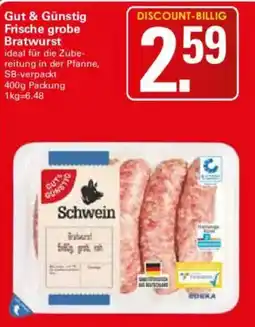 WEZ Gut & Günstig Bratwurst Angebot