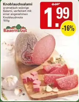 WEZ Knoblauchsalamis BauernGut Angebot