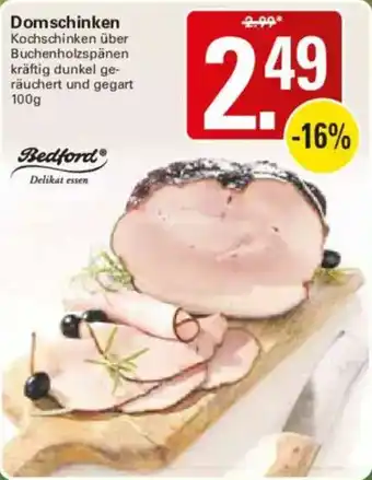 WEZ Bedford Domschinken Angebot