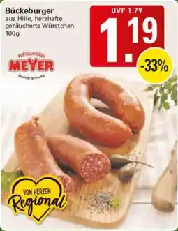 WEZ Bückeburger aus Hille geräucherte Würstchen Angebot