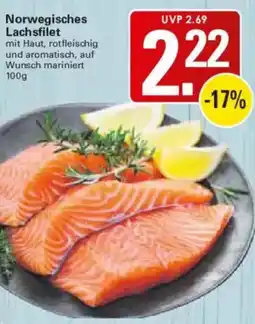 WEZ Norwegisches Lachsfleisch Angebot