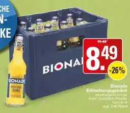 WEZ Bionade Erfrischungsgetränk Angebot