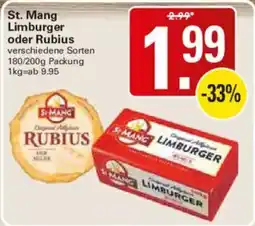WEZ St. Mang Limburger oder Rubius Angebot