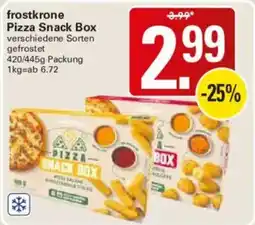 WEZ frostkrone Pizza Snack Box Angebot
