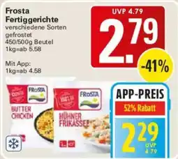 WEZ Frosta Fertiggerichte Angebot