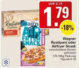 WEZ Wagner Rustipani oder Airfryer Snack Angebot