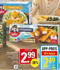 WEZ Iglo Fischstäbchen Angebot