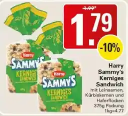 WEZ Harry Sammy's Kerniges Sandwich Angebot