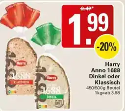 WEZ Harry Anno 1688 Dinkelschrot Angebot