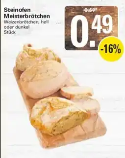 WEZ Steinofen Meisterbrötchen Angebot