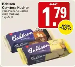 WEZ Bahlsen Comtess Kuchen Angebot