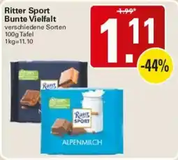 WEZ Ritter Sport Bunte Vielfalt Angebot