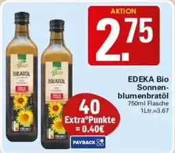 WEZ EDEKA Bio Sonnenblumenbratöl Angebot