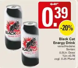 WEZ Black Cat Energy Drink Angebot