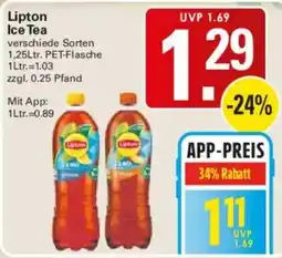 WEZ Lipton Ice Tea Angebot
