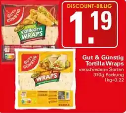 WEZ Gut & Günstig Tortilla Wraps Angebot