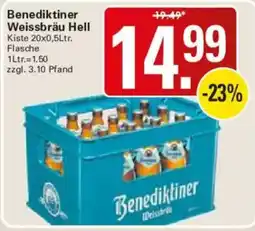 WEZ Benediktiner Weissbräu Hell Angebot