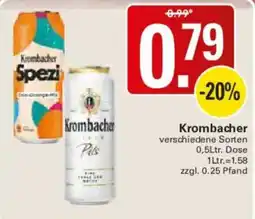 WEZ Krombacher Spezi Angebot