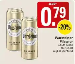 WEZ Warsteiner Pilsener Angebot