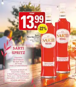 WEZ SARTI ROSA Aperitivo Angebot