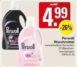 WEZ Perwoll Waschmittel Angebot