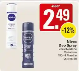 WEZ Nivea Deo Spray Angebot