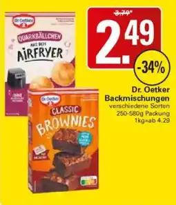 WEZ Dr. Oetker Backmischungen Angebot