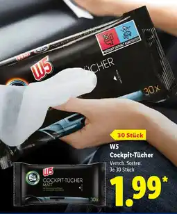 Lidl W5 Cockpit-Tücher Angebot